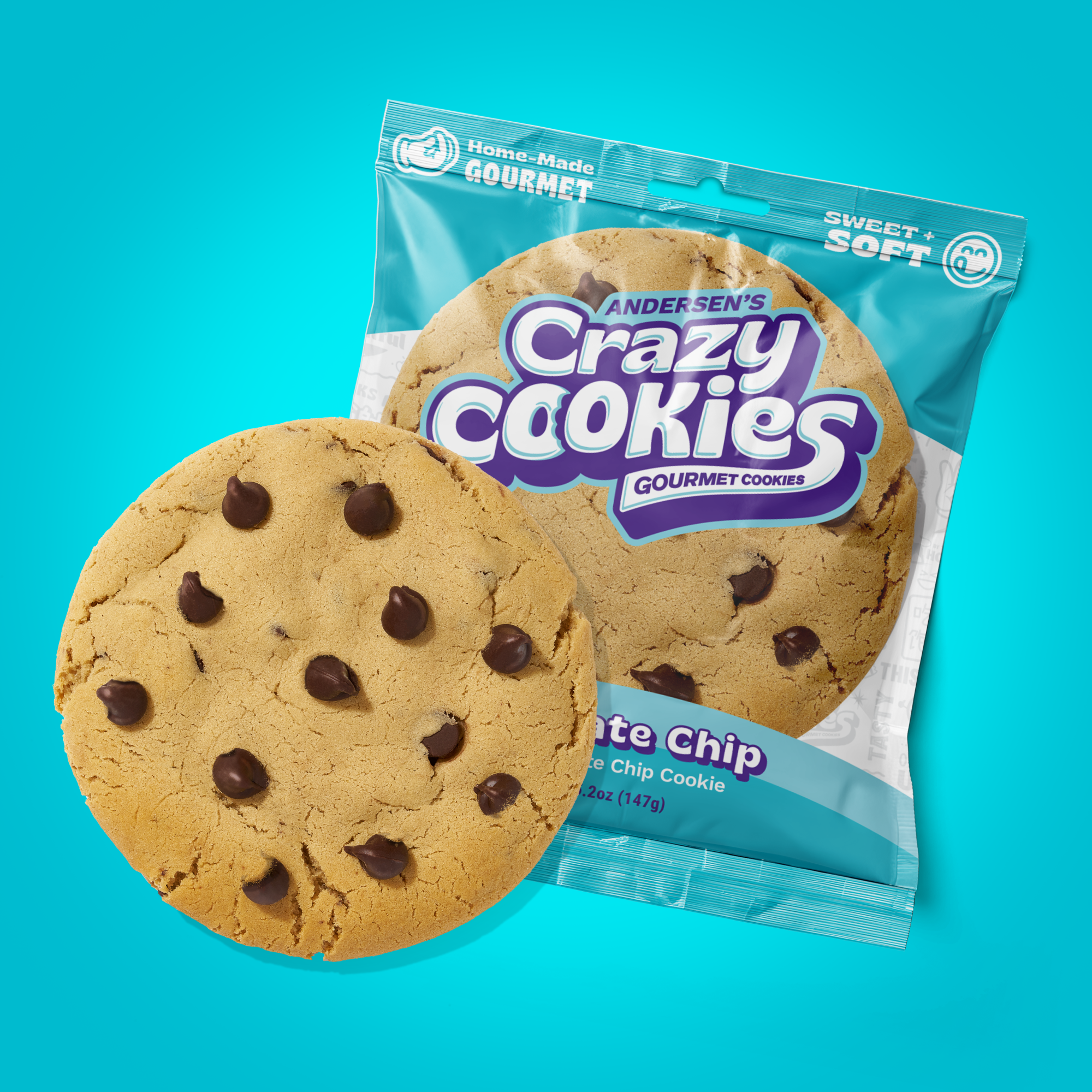 COMING SOON! Chocolate Chip Cookie | Crazy Cookies – Andersen's