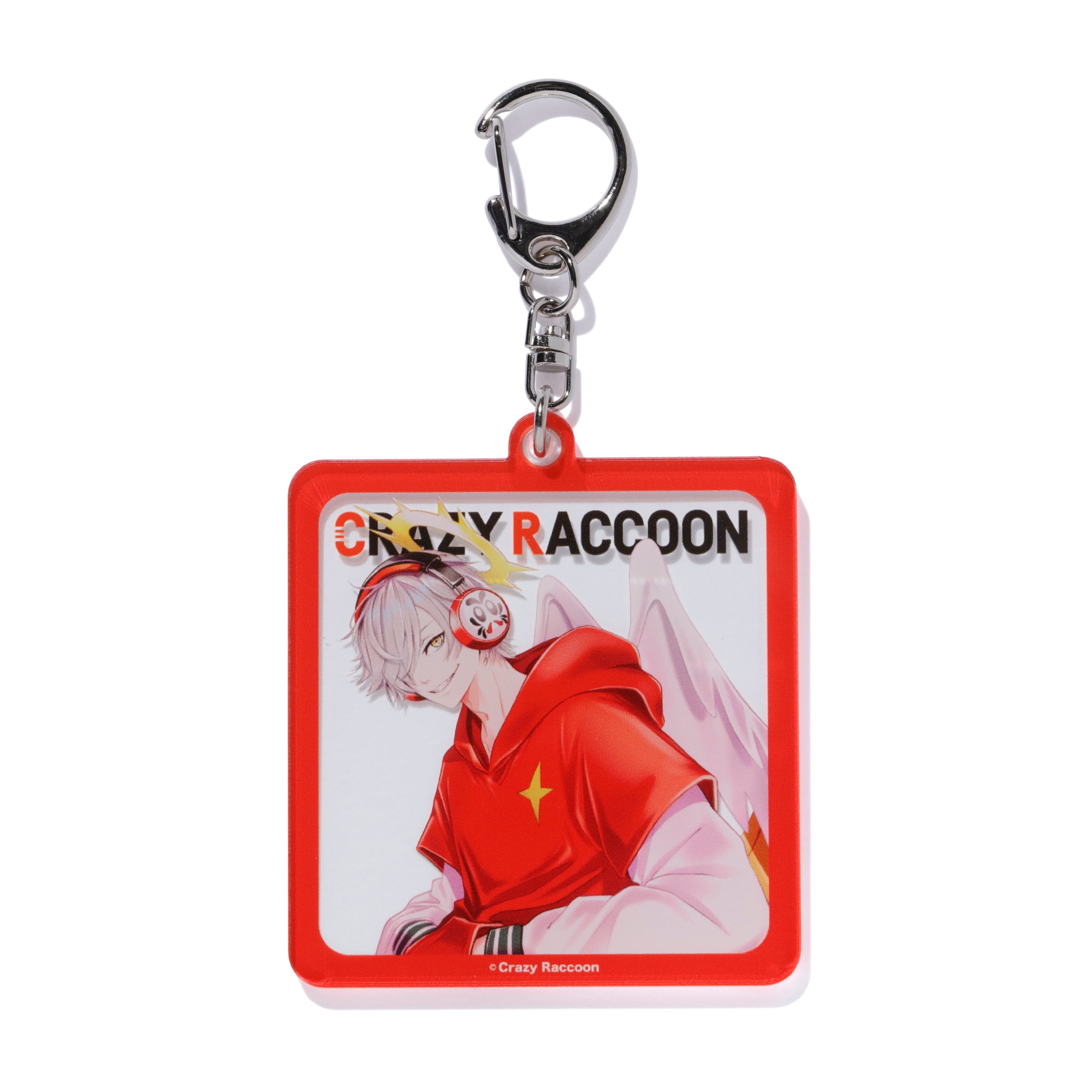 RANDOM FRAME KEYCHAIN – CRAZY RACCOON