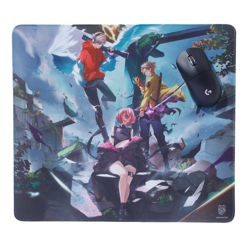 DAIYOUKAI MOUSEPAD – CRAZY RACCOON