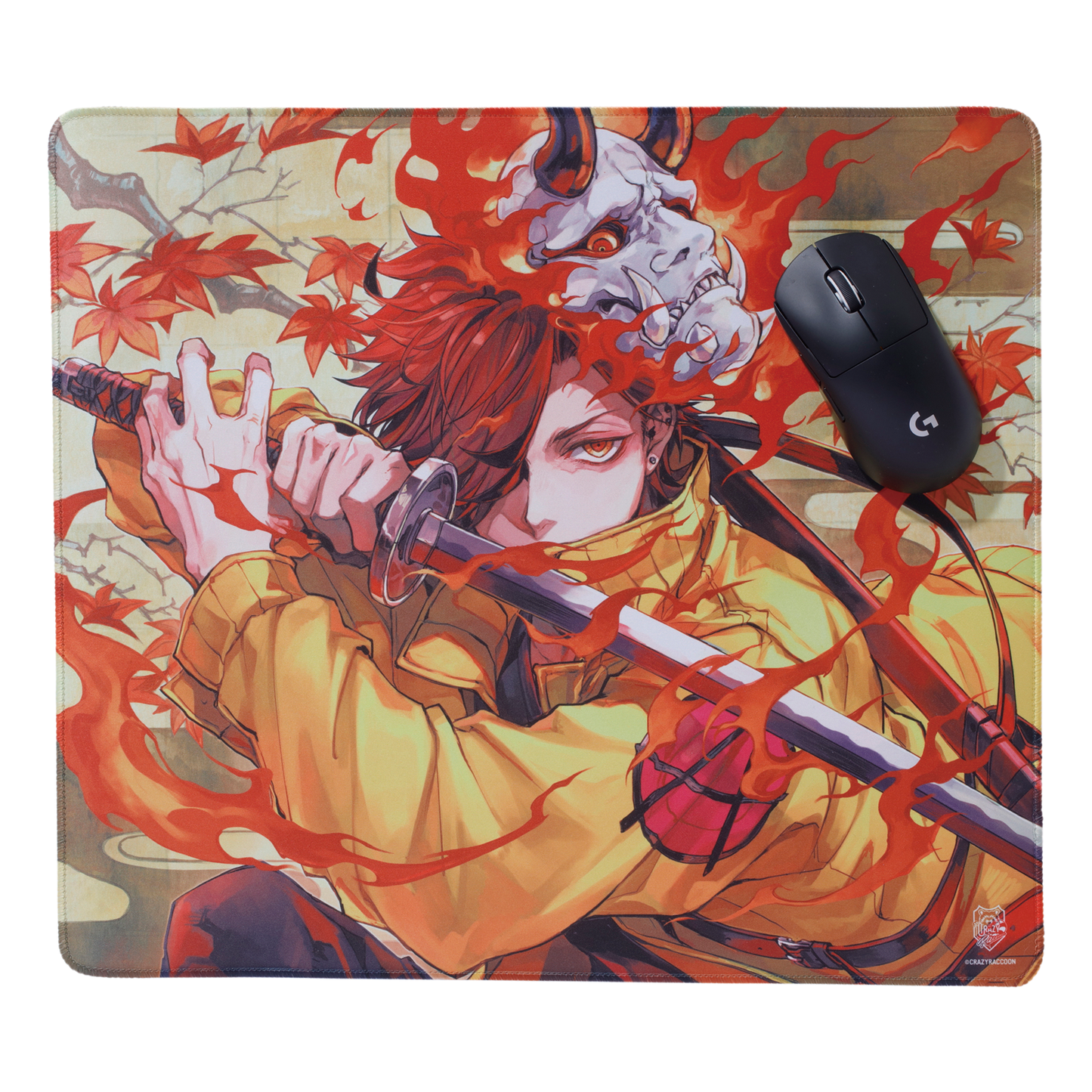ARISAKAAA MOUSEPAD – CRAZY RACCOON
