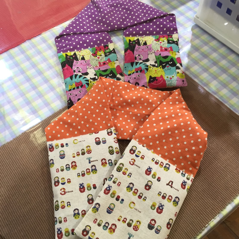 肩のせロングサイズ小豆カイロの作り方・レシピ | ハンドメイド人