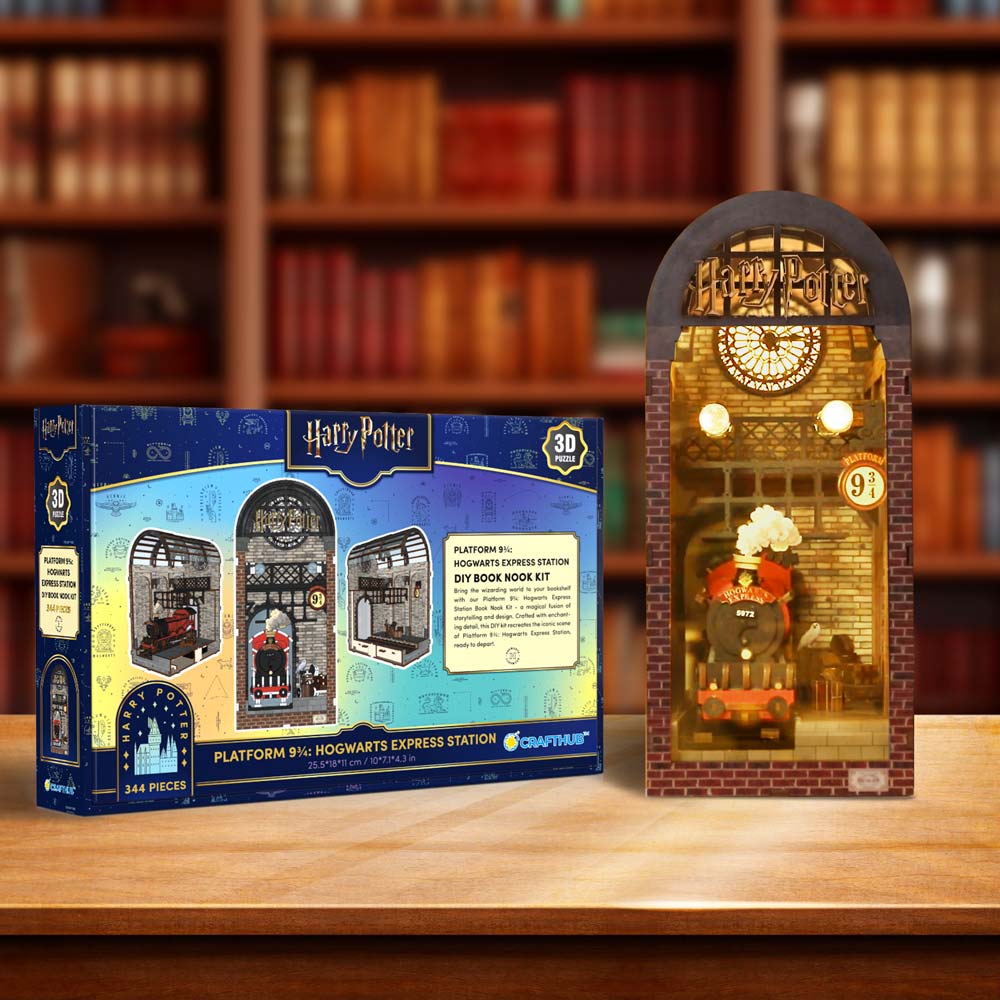 ハリー・ポッター：9と3/4番線：ホグワーツ特急駅 - DIYブックヌック
