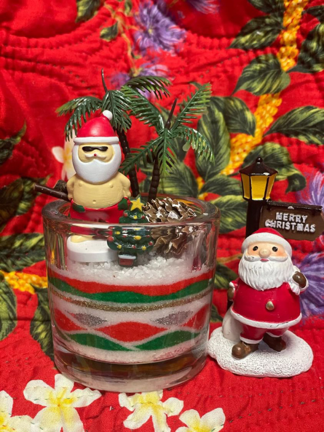 東京の木工・DIY・インテリアのワークショップ：Xmasサンドアート