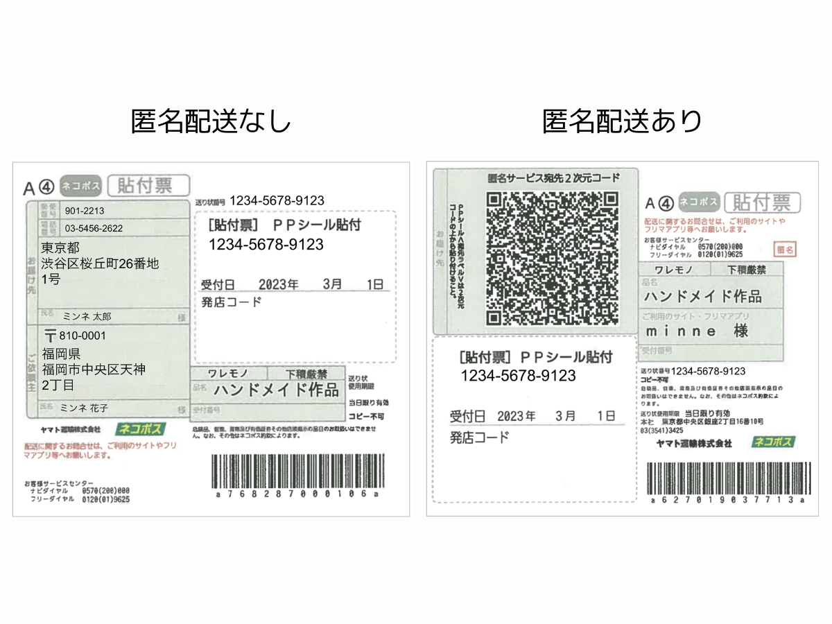 minneの匿名配送のやり方は？設定方法と注意点を徹底解説