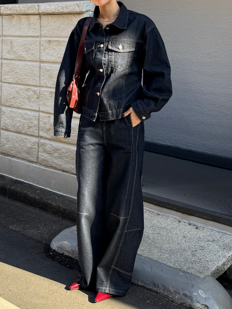 ウエストデザインデニムセットアップ DPB47391 – CRAMMY