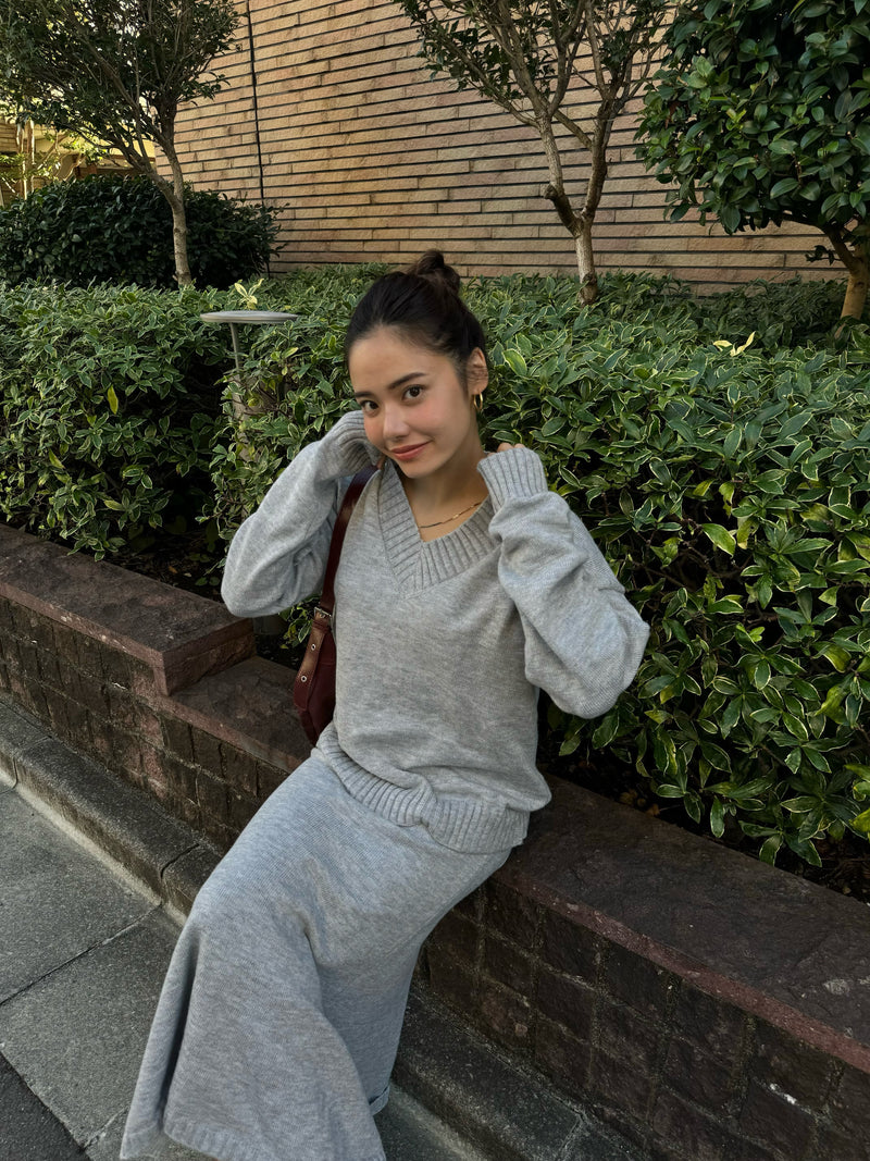 グレーニットセットアップ DPB47338 – CRAMMY