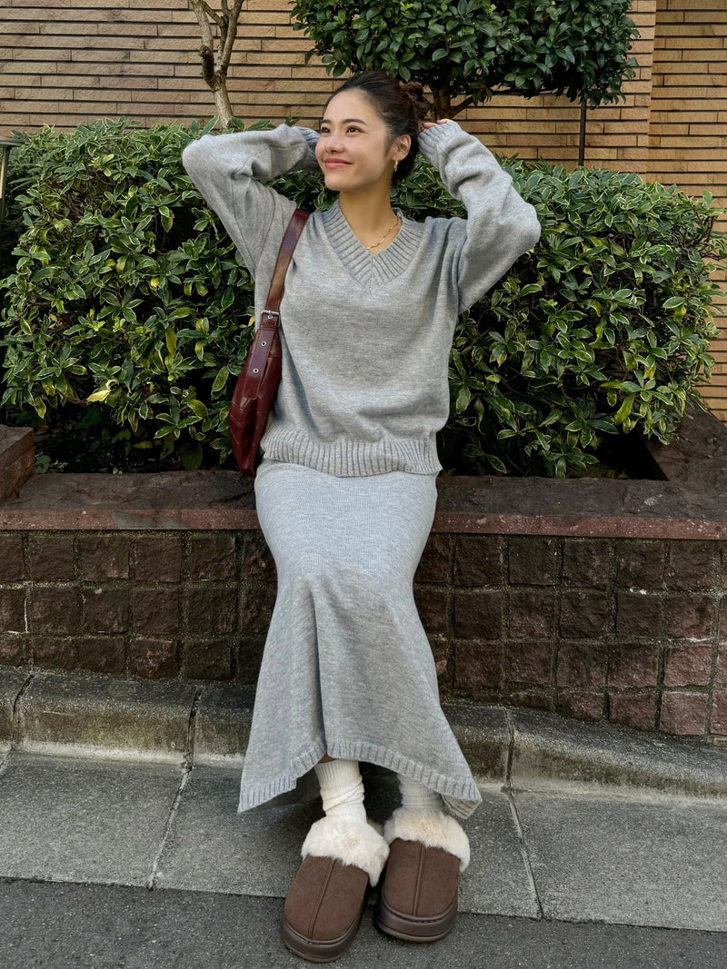 グレーニットセットアップ DPB47338 – CRAMMY