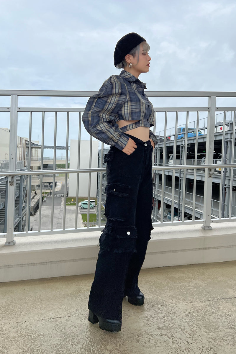 チェックシャツショートパンツセットアップ DPA89038 – CRAMMY