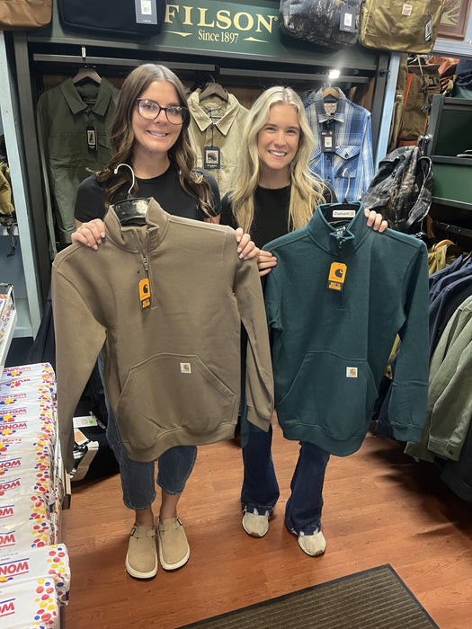 Carhartt Men's Quarter-Zip Sweatshirt - Midweight Mock Neck