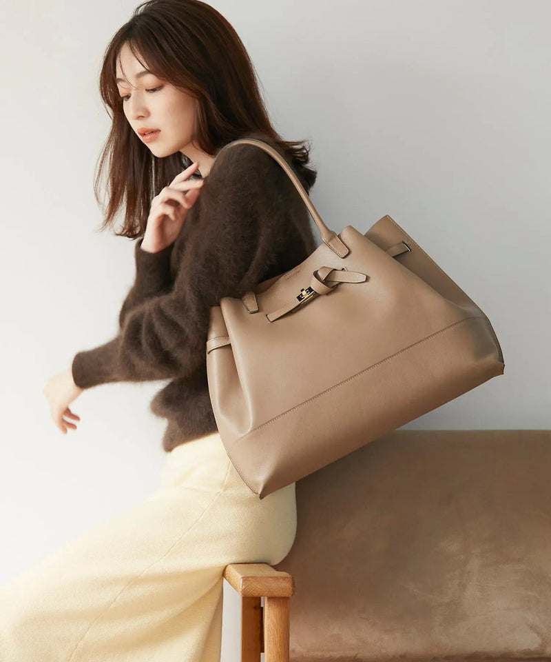 シュリンクレザー ベルトデザインA4トートバッグ – TOPKAPI（トプカピ）