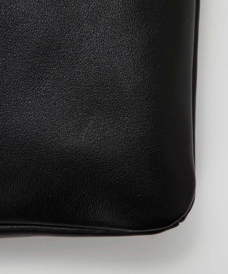 スムース レザー チェーン付き スワローマチ ミニ ショルダー バッグ