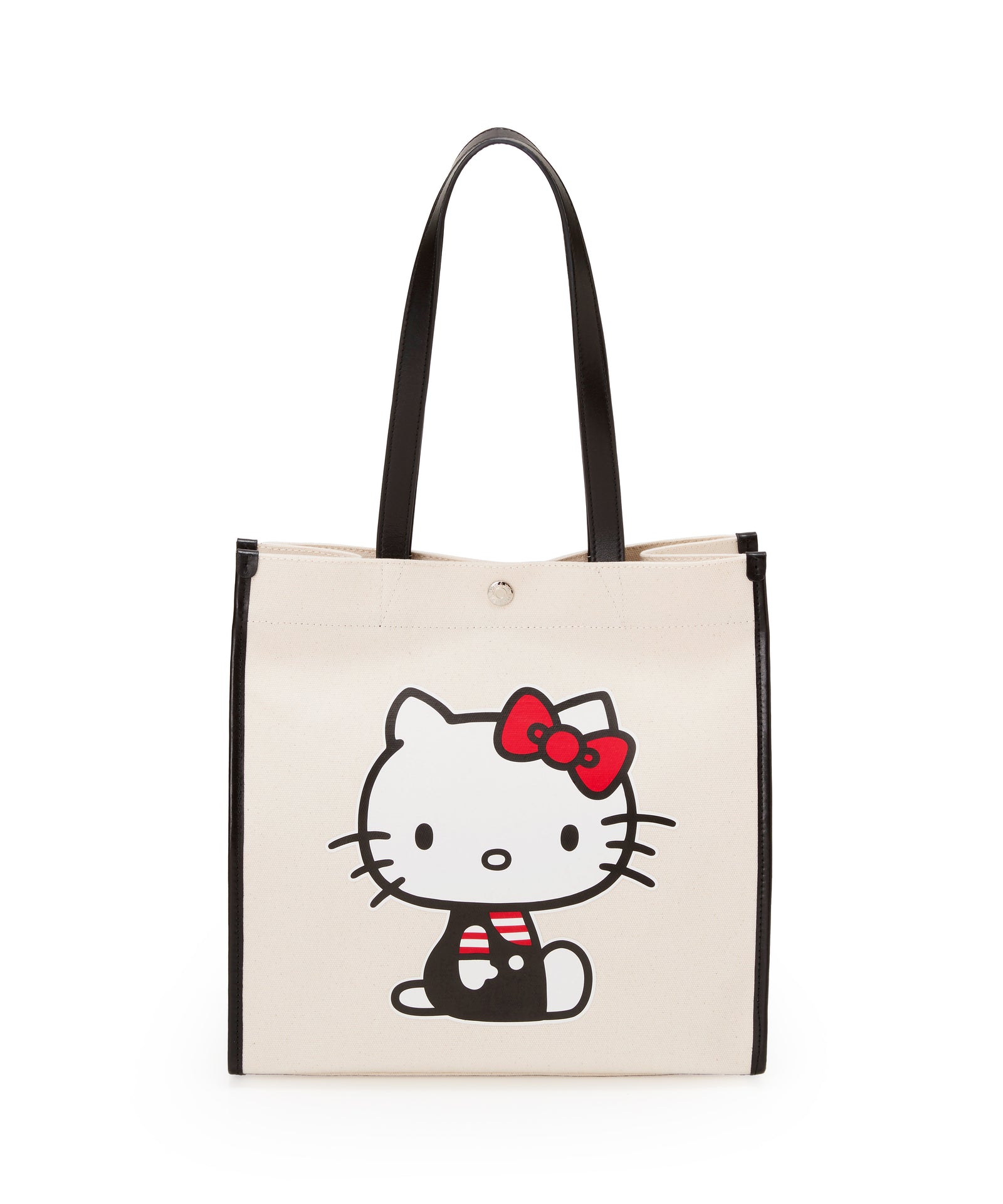 HELLO KITTY × Breath TOPKAPI プリント キャンバス レザー コンビ