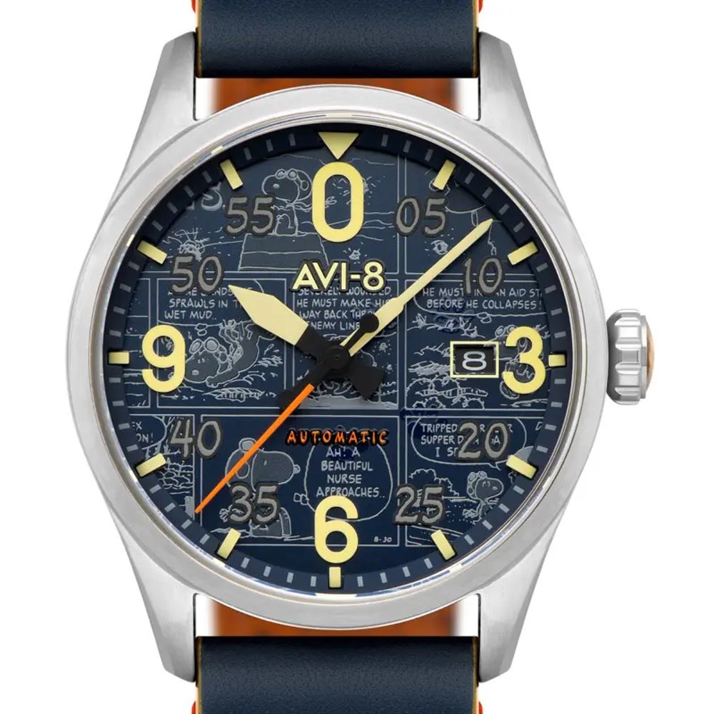Montre AVI-8 Spitfire Smith Automatic Peanuts Snoopy Flying Ace