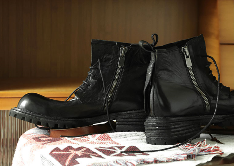 Distressed Zip Work Boots – Crush on Retro