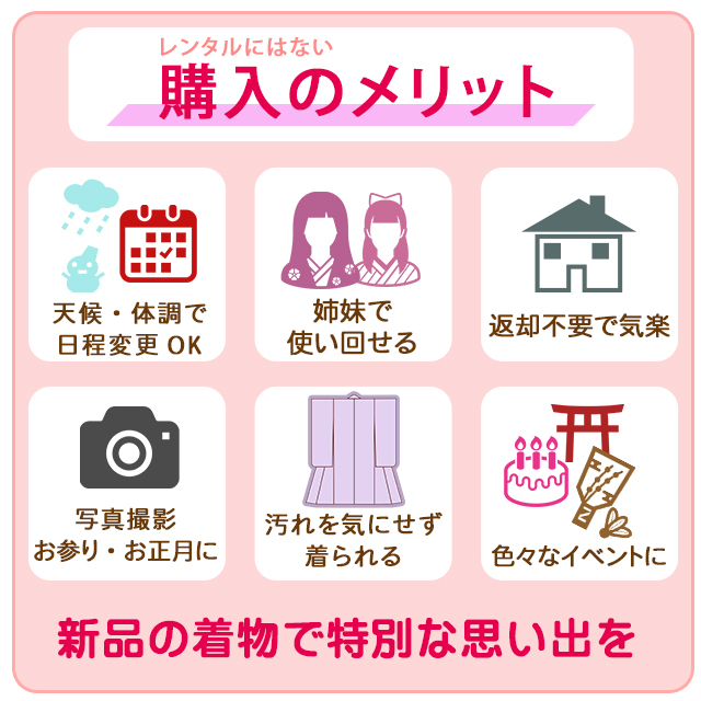 式部浪漫” 2025年新作 七五三 7歳 女の子用 着物セット 絵羽柄の着物