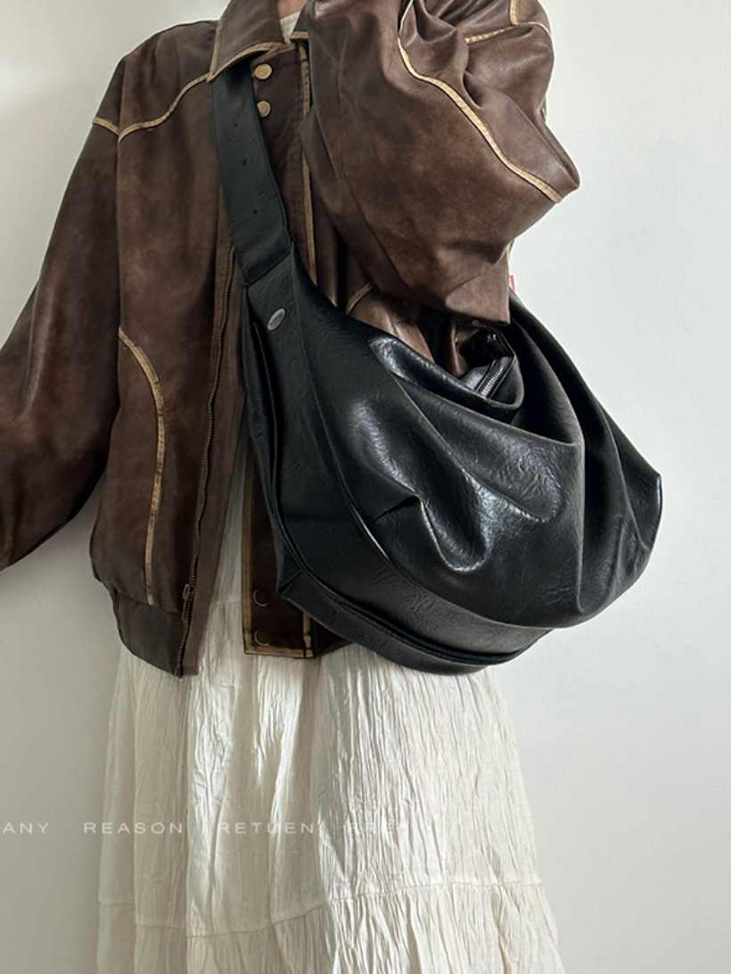 太ベルトレザーショルダーバッグ PRCL906419｜Cummel(キュンメル)