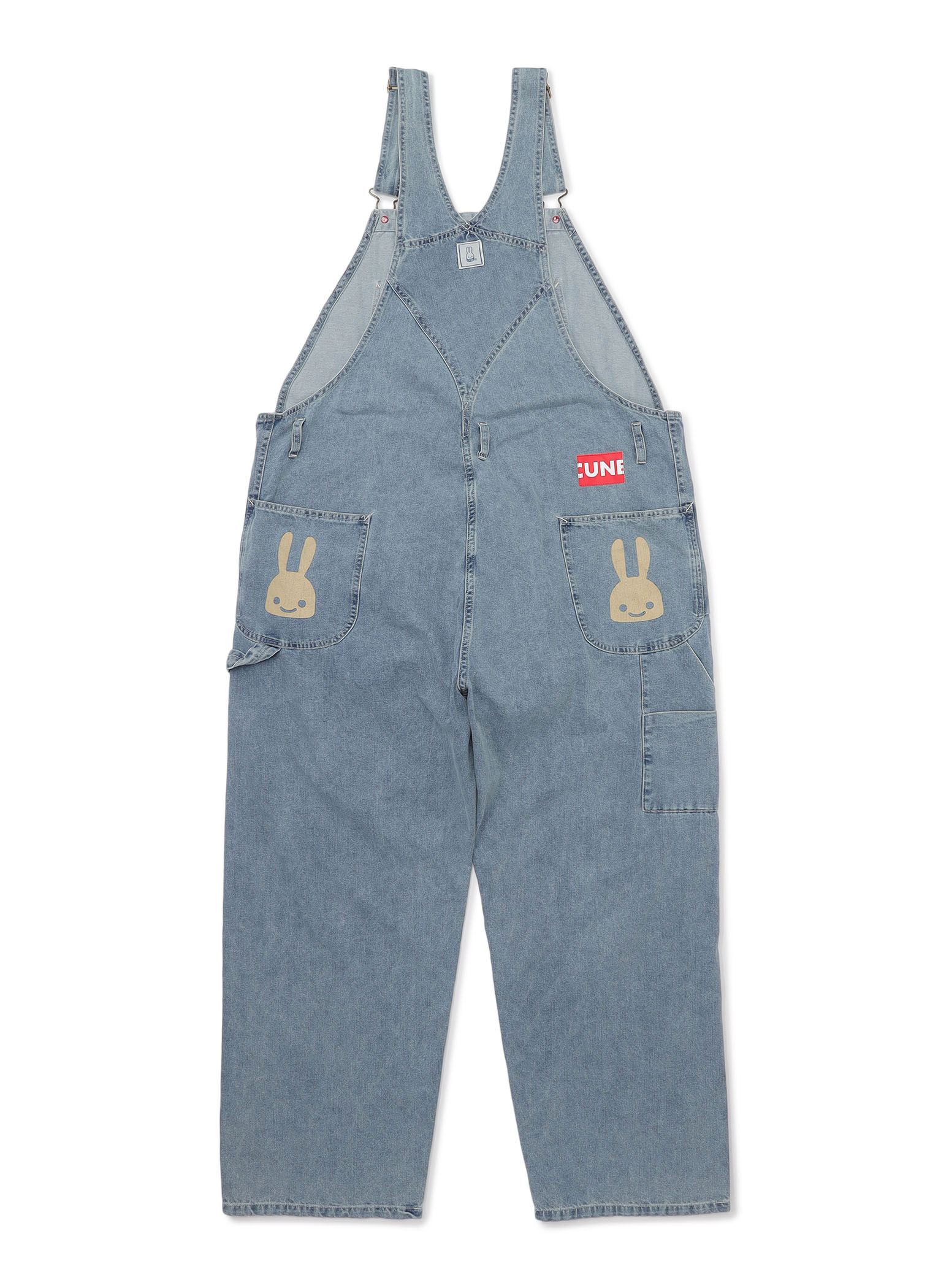CUNE RELAX WORK WEAR＞ オーバーオール 加工｜ウサギがいる｜CUNE