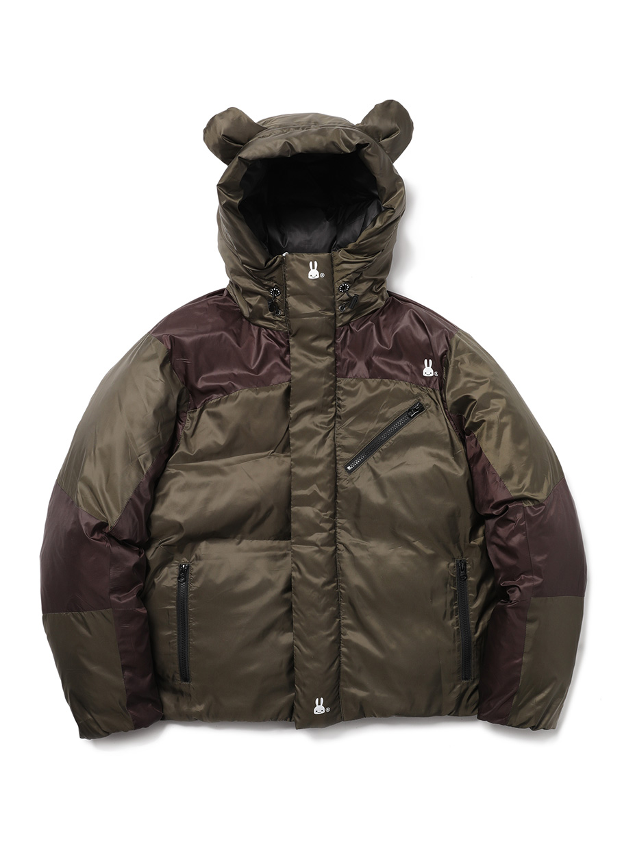 耳としっぽ付きダウンジャケット｜ウサギがいる｜CUNE ONLINE STORE