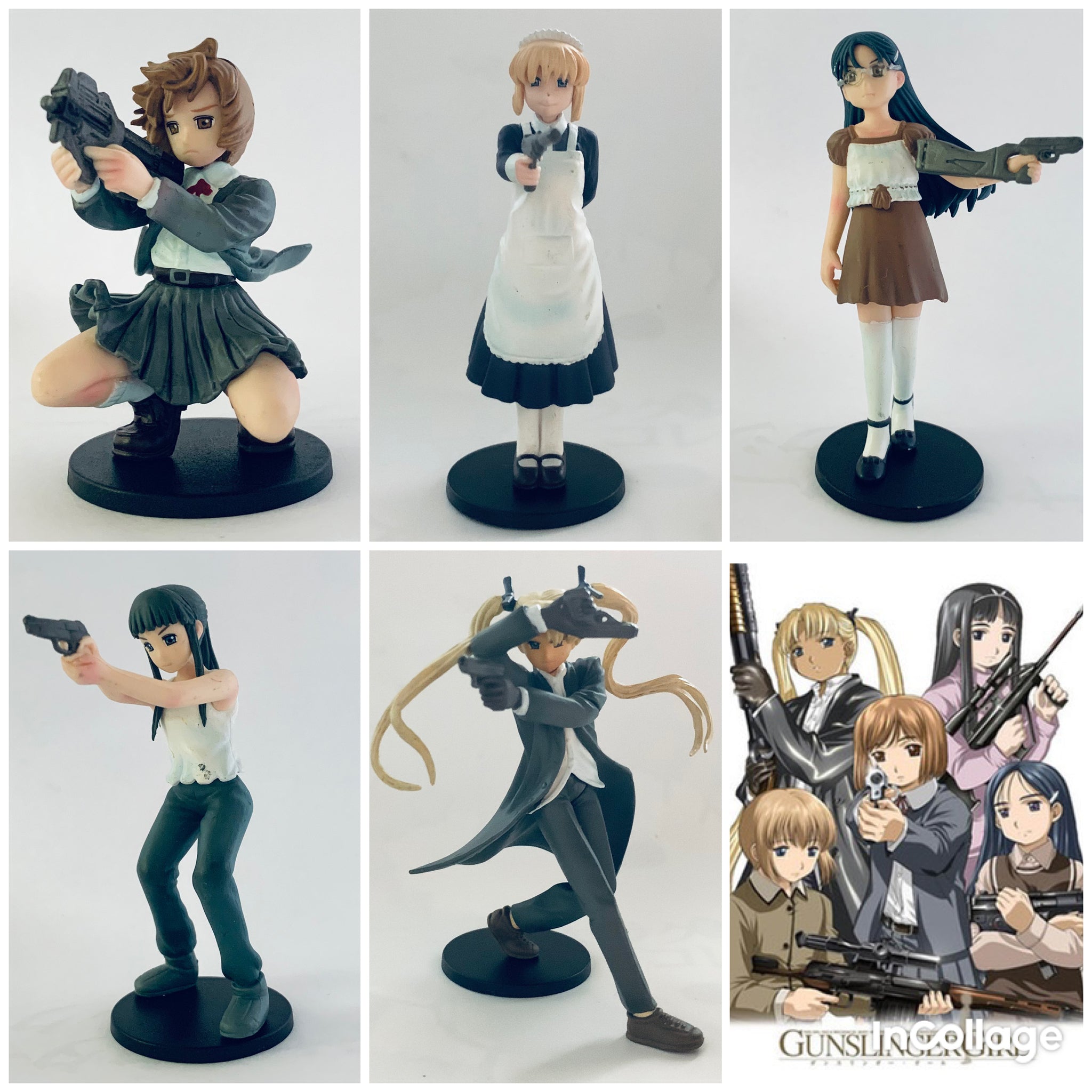 Gunslinger Girl Capsule Works Collection Trading Figure (Set of 5