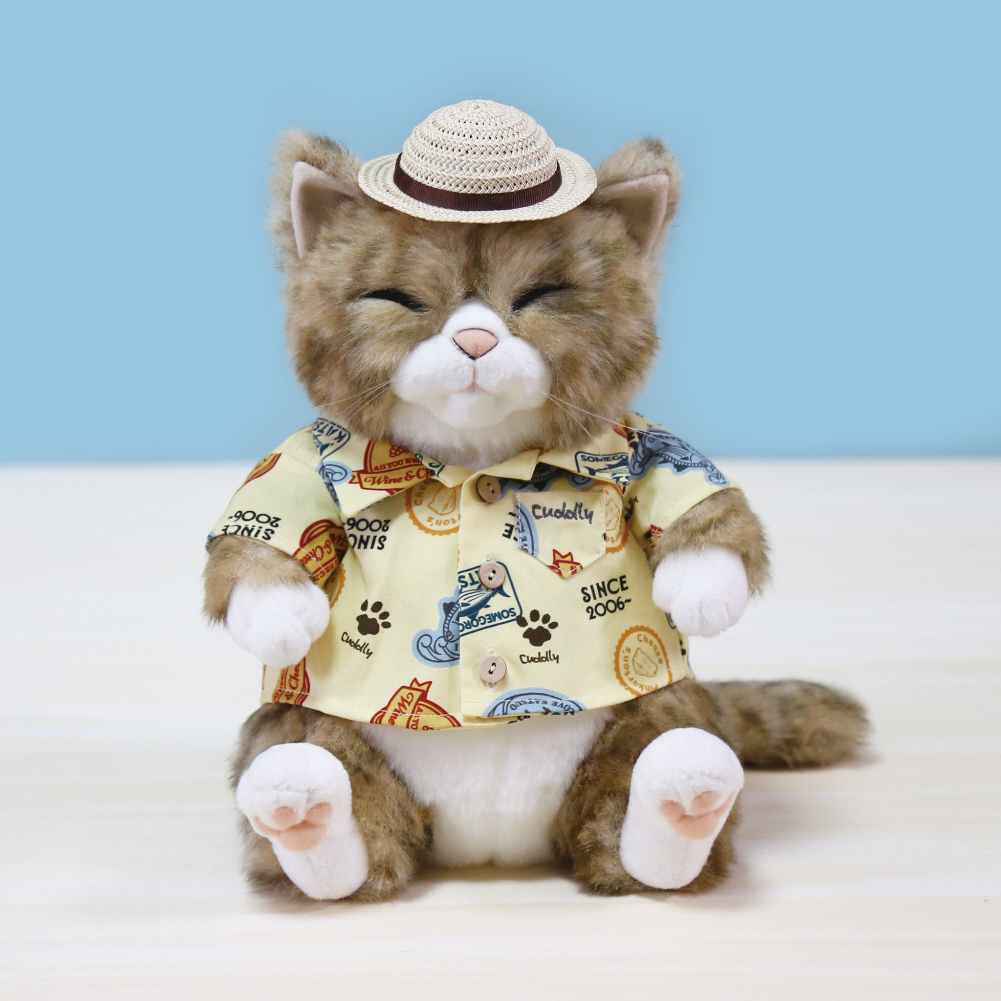 ペルシャ猫 オオイケ 昭和レトロ ぬいぐるみ