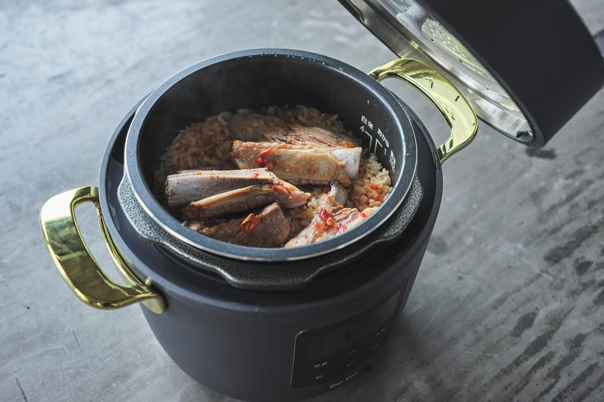 ほったらかしでレストラン並みの料理がつくれる！電気圧力鍋「Re・De