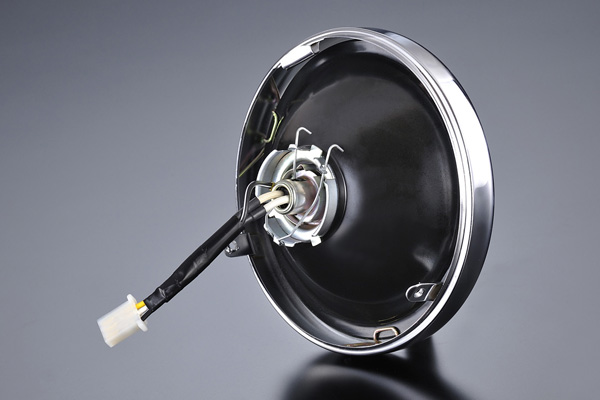 マーシャル】モンキー・エイプ用ヘッドライト[イエローレンズ] - Cuby