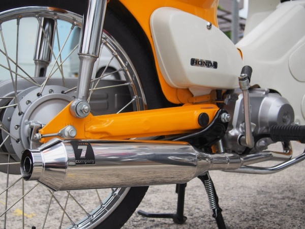 NA-01ステンレスマフラー[スーパーカブ90(HA02)用] - Cuby(カビィ