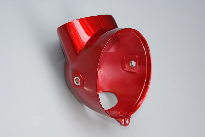 ホンダ純正】ヘッドライトケース(キャンディーレッド※R4C)[6vダックス