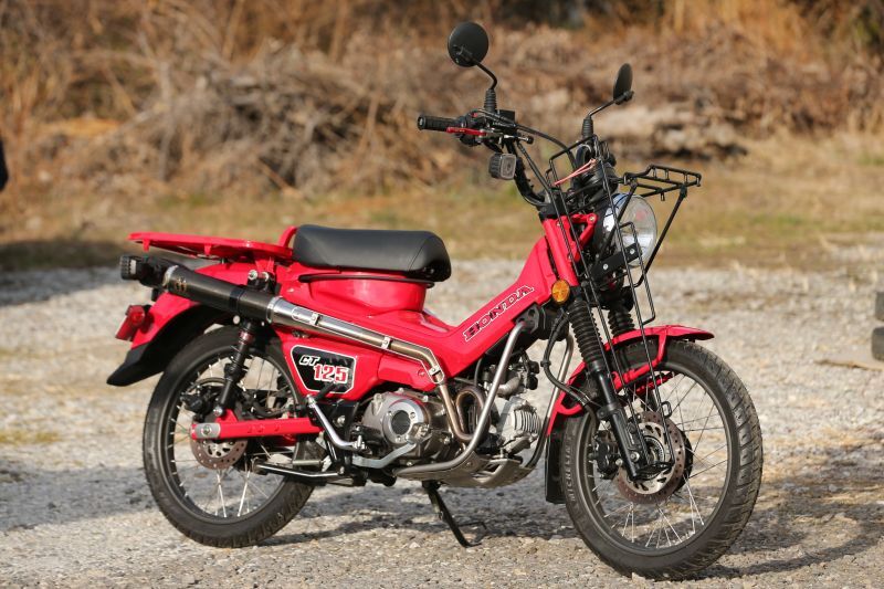 長尺マルチラック：CT125ハンターカブ[JA55/65型]用 - Cuby(カビィ