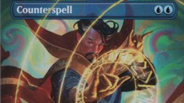 マーベル×MTGコラボ！ドクターストレンジの対抗呪文プロモカードの希少