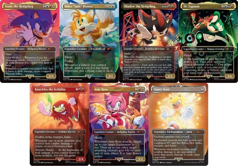 MTG】Secret Lairでソニックとコラボセットが3種類販売！収録カードや