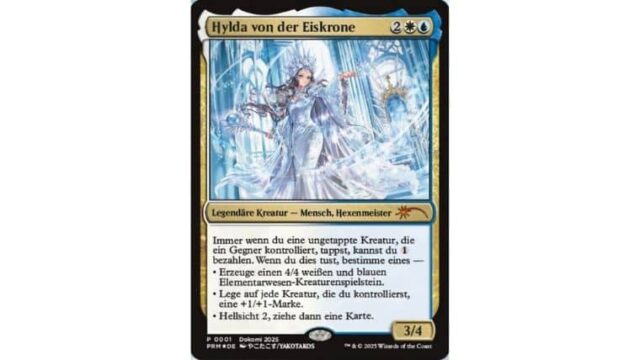 MTGプロモ】《氷冠のヒルダ》のアニメイラスト版がドイツのイベント