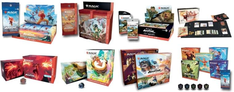 MTG】アバター伝説の少年アンのコラボは2025年11月に発売【製品内容
