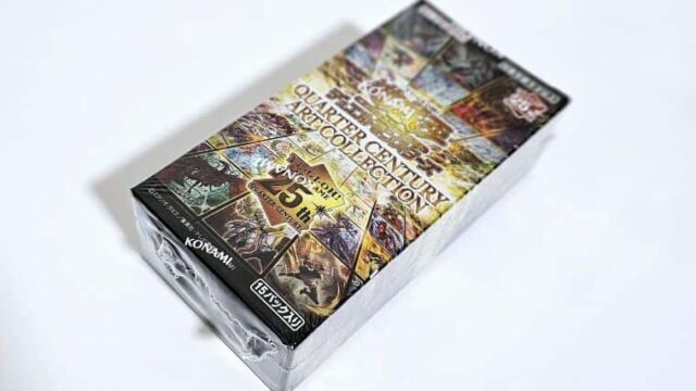 遊戯王OCG】クォーターセンチュリーアートコレクションのBOX開封！封入