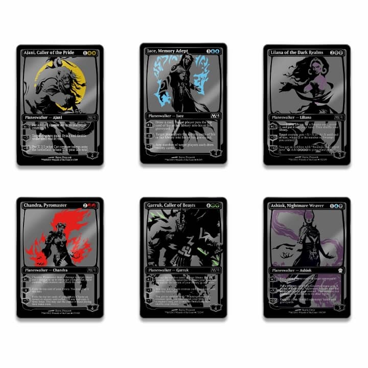 MTG情報】限定500個のプレインズウォーカーピンバッジセットが発売に