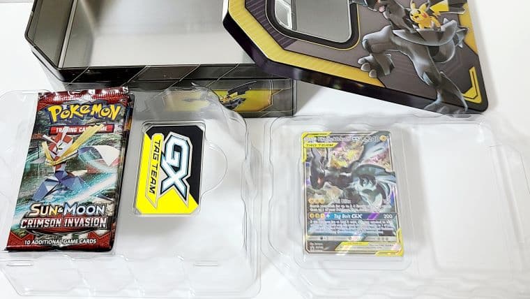 海外ポケカ】ピカチュウ＆ゼクロムGXスペシャルアートが入ったTIN製品