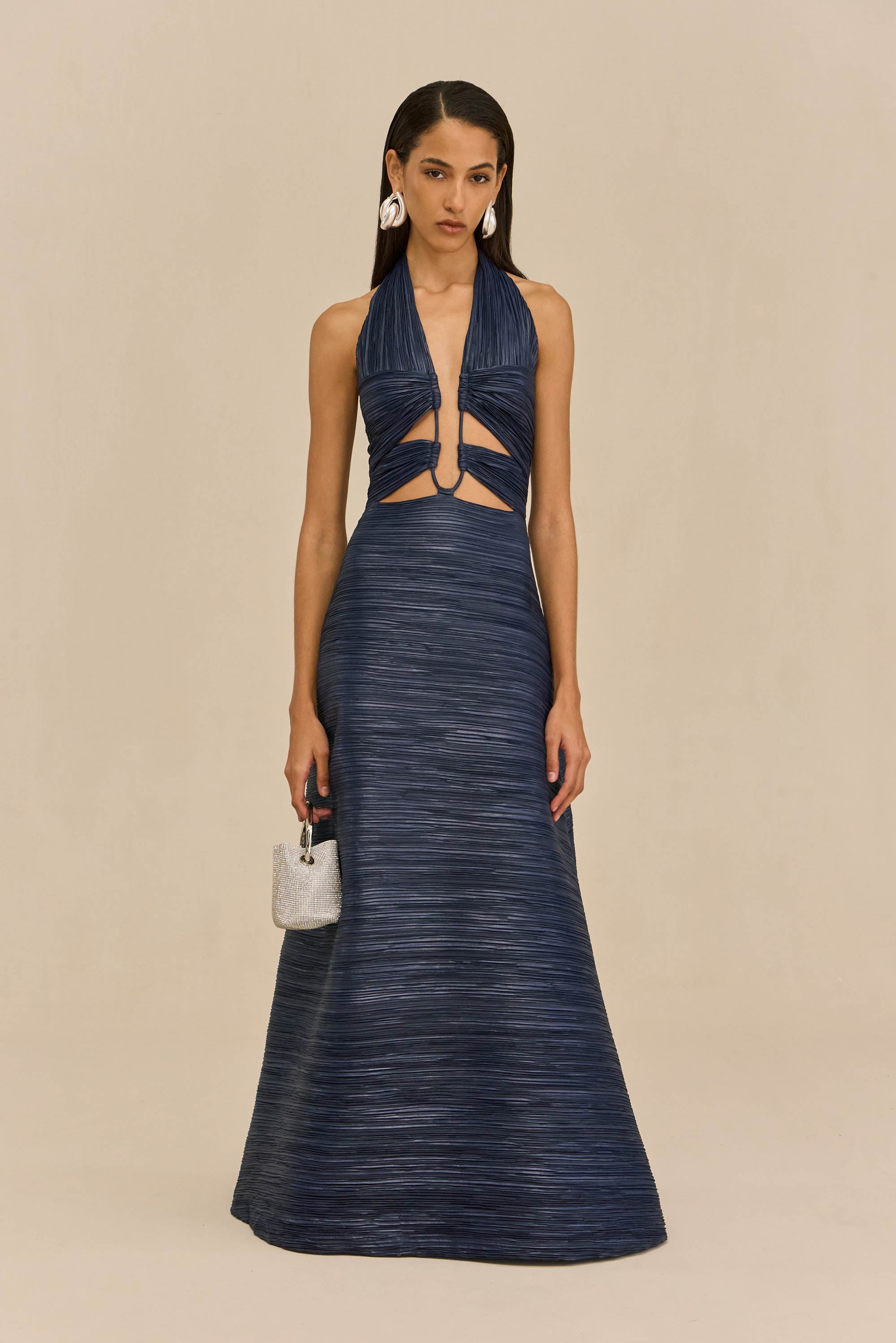 JAHZARA DRESS - DEEP LAKE – CULT GAIA