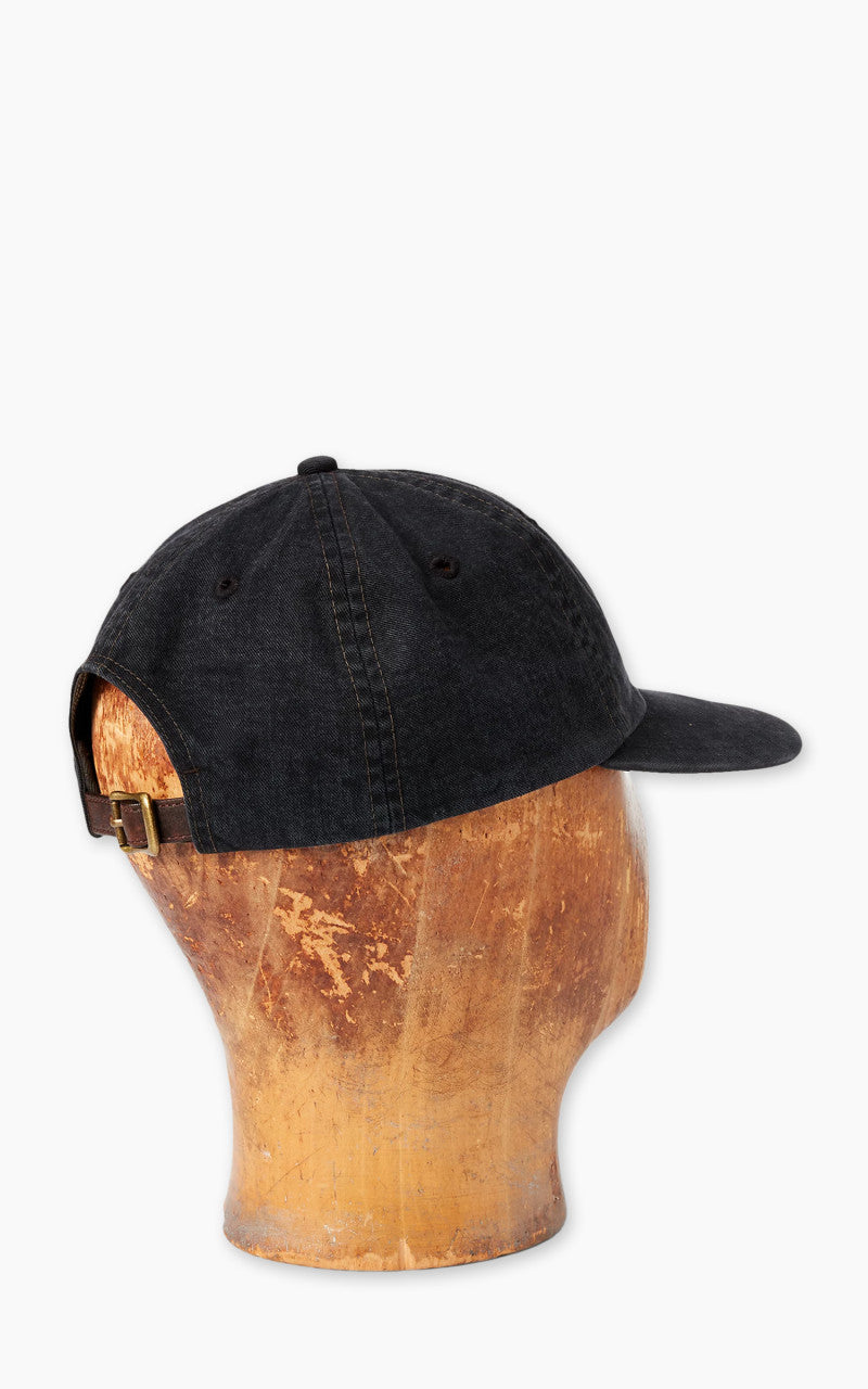 RRL Ranch Logo Twill Ball Cap Black