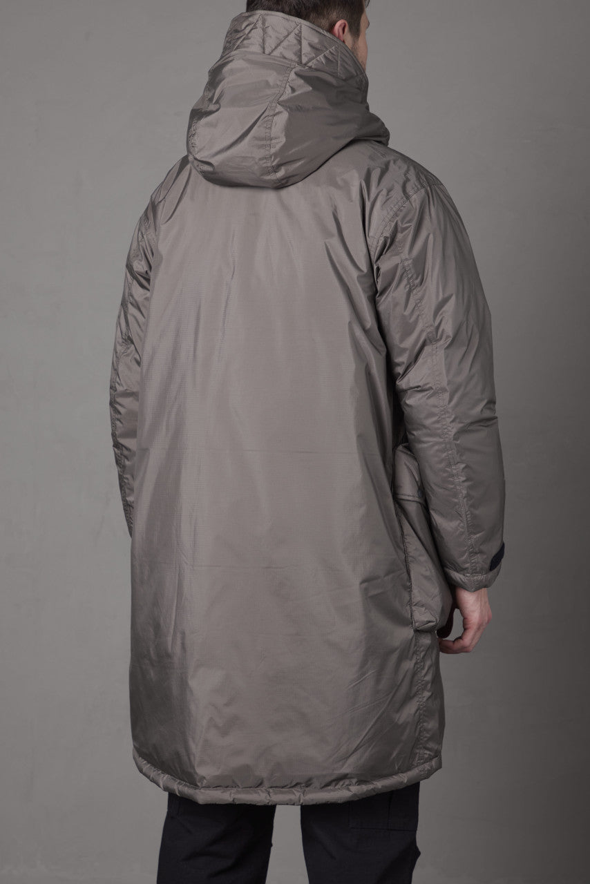 Nanga Aurora Down Field Half Coat Medium Grey