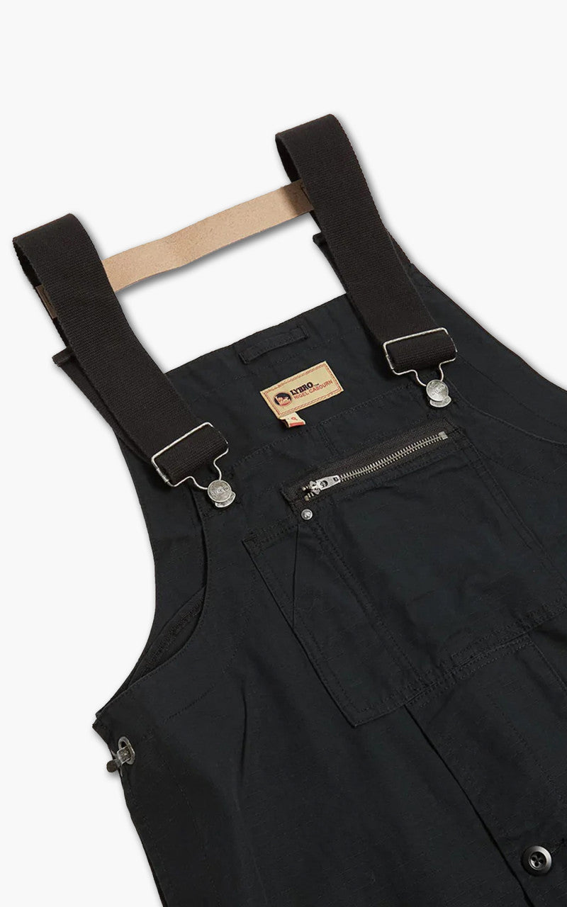 Nigel Cabourn Naval Dungaree Cotton Ripstop Black