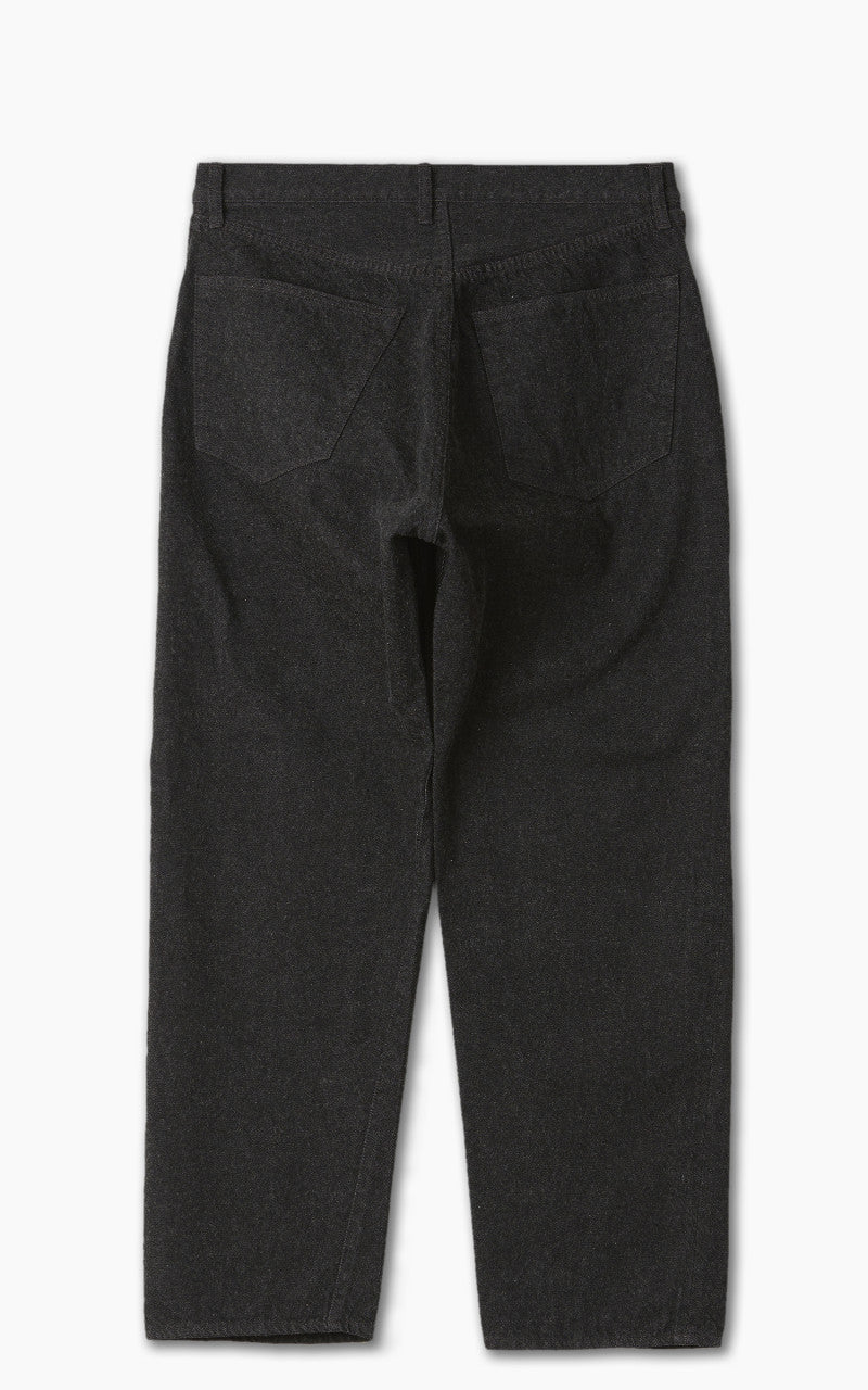 Kaptain Sunshine 5P Zipper Front Denim Pants Black One Wash