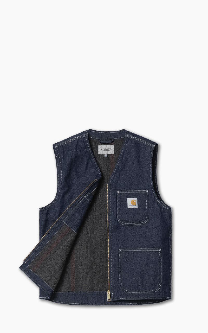 Carhartt WIP Chore Vest Blue One Wash