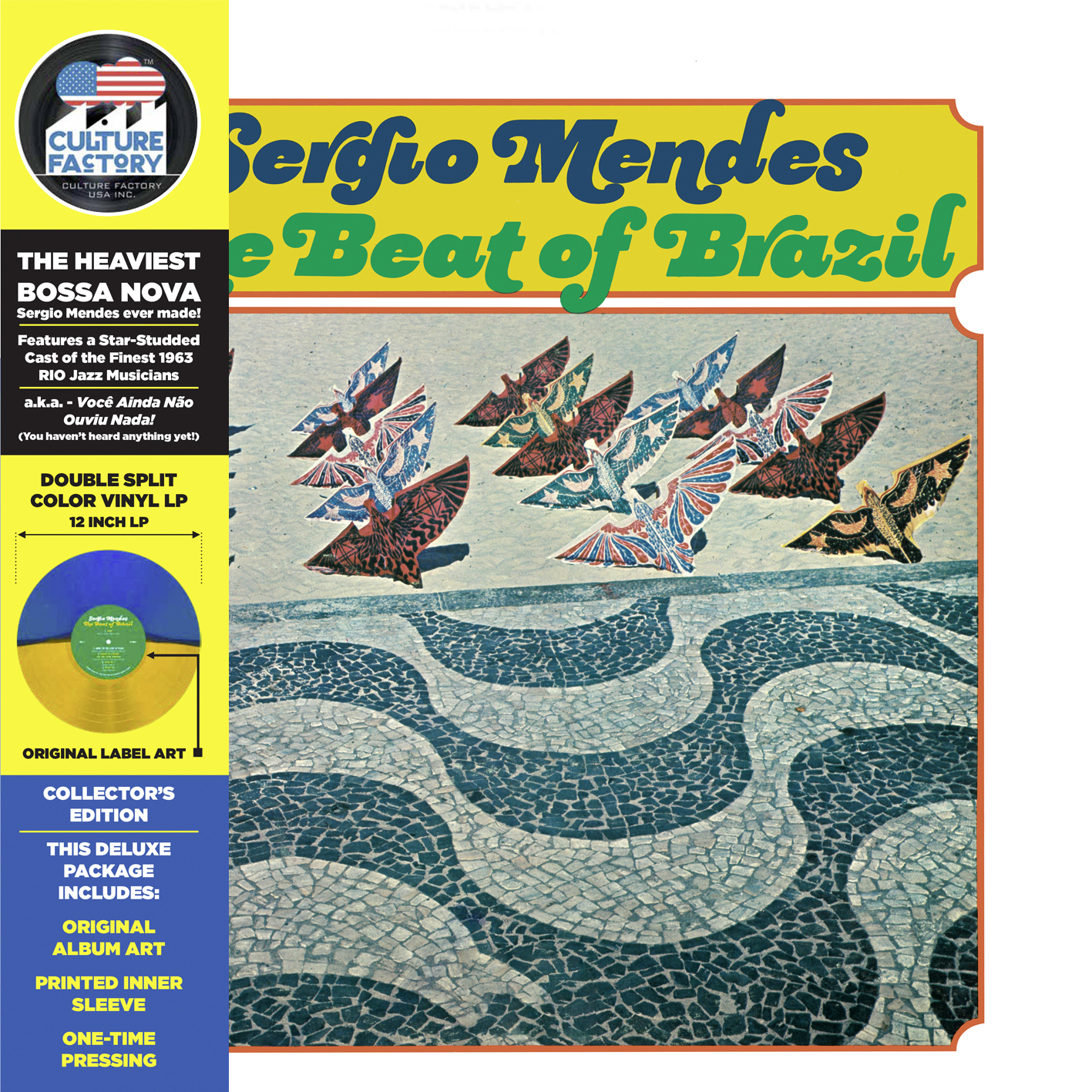 Sergio Mendes – Vinyl LP – The Beat of Brazil (Double Split Vinyl