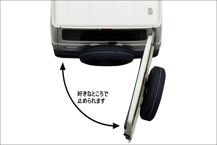 ジムニーシエラ JB74専用 NEOPLOT RV フリーストップドアオープナー を