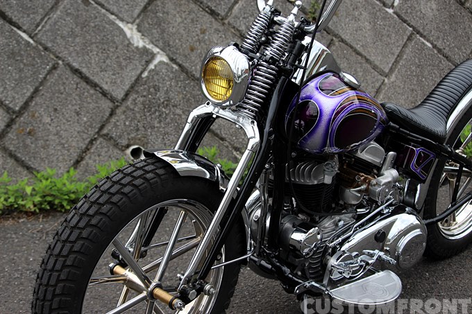 ハーレー 陸王RT2型 WLのカスタムチョッパー・BOOTLEG – CUSTOM FRONT