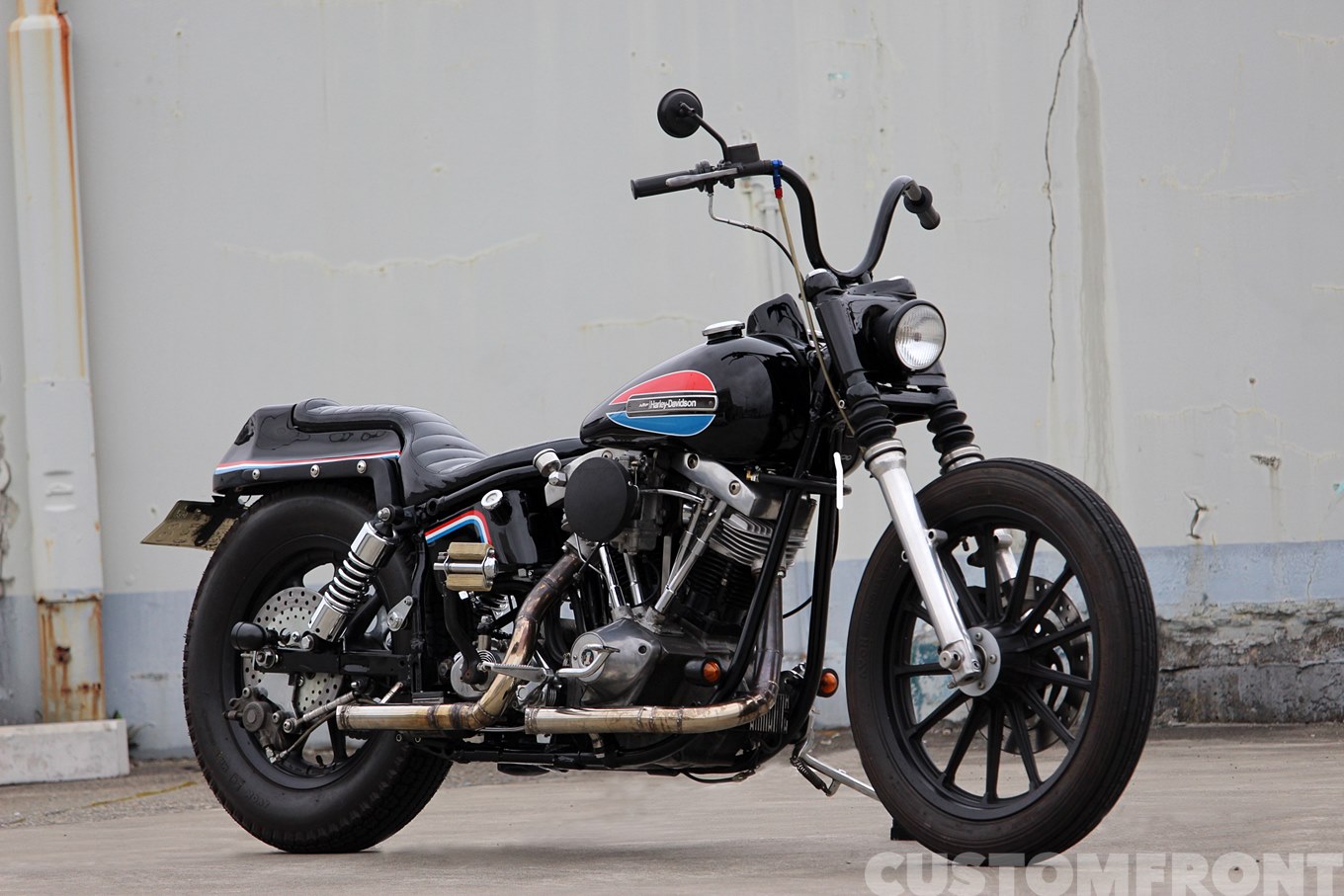 ハーレー ショベルヘッド FLH 1979のチョッパーカスタム・スリープ