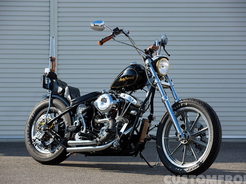 ハーレー ショベルヘッド FXWG 1983のカスタム・45ディグリー リグニス