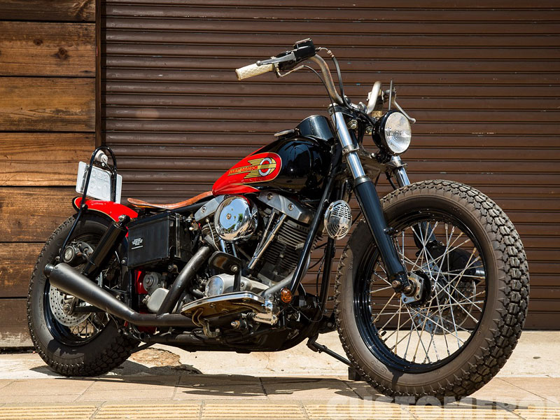 ハーレー ボバーのショベルヘッドFXS 1979・サンモーターサイクルズ