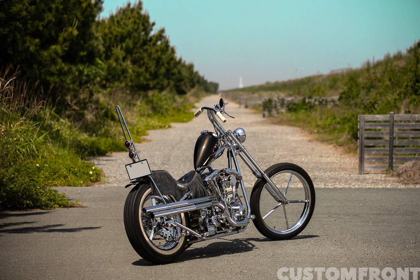 クロードサイクルスのハーレー ショベルヘッドFXEFのチョッパー 1979年