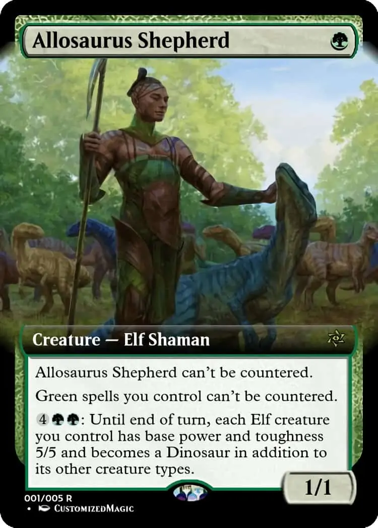 Allosaurus Shepherd | Magic The Gathering Proxy Cards